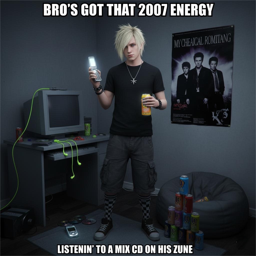 Bro's Got That 2007 Energy Meme