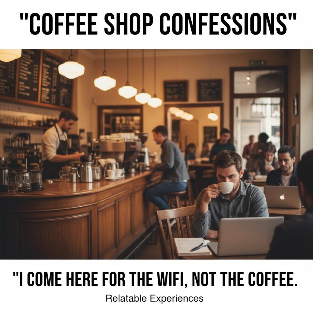 Coffee Shop Confessions Meme