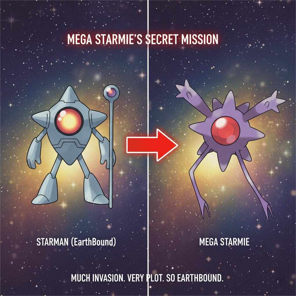 Mega Starmie Memes example 2