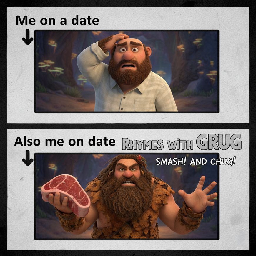 Rhymes With Grug Meme