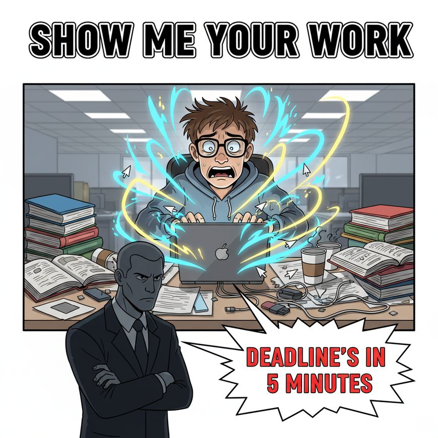 Show Me Your Work Meme