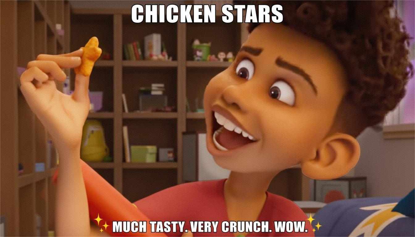 Chicken Stars Meme example 4