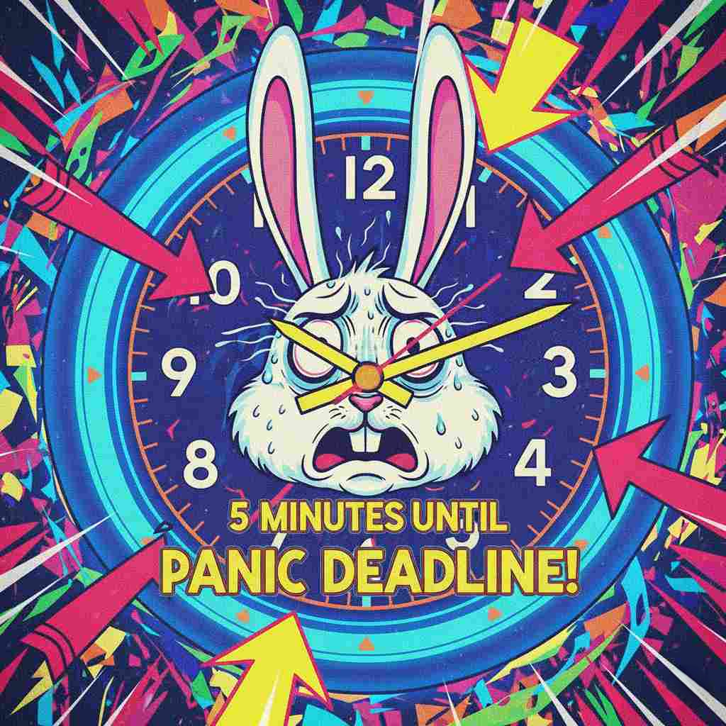 Generated Rabbit Clock meme