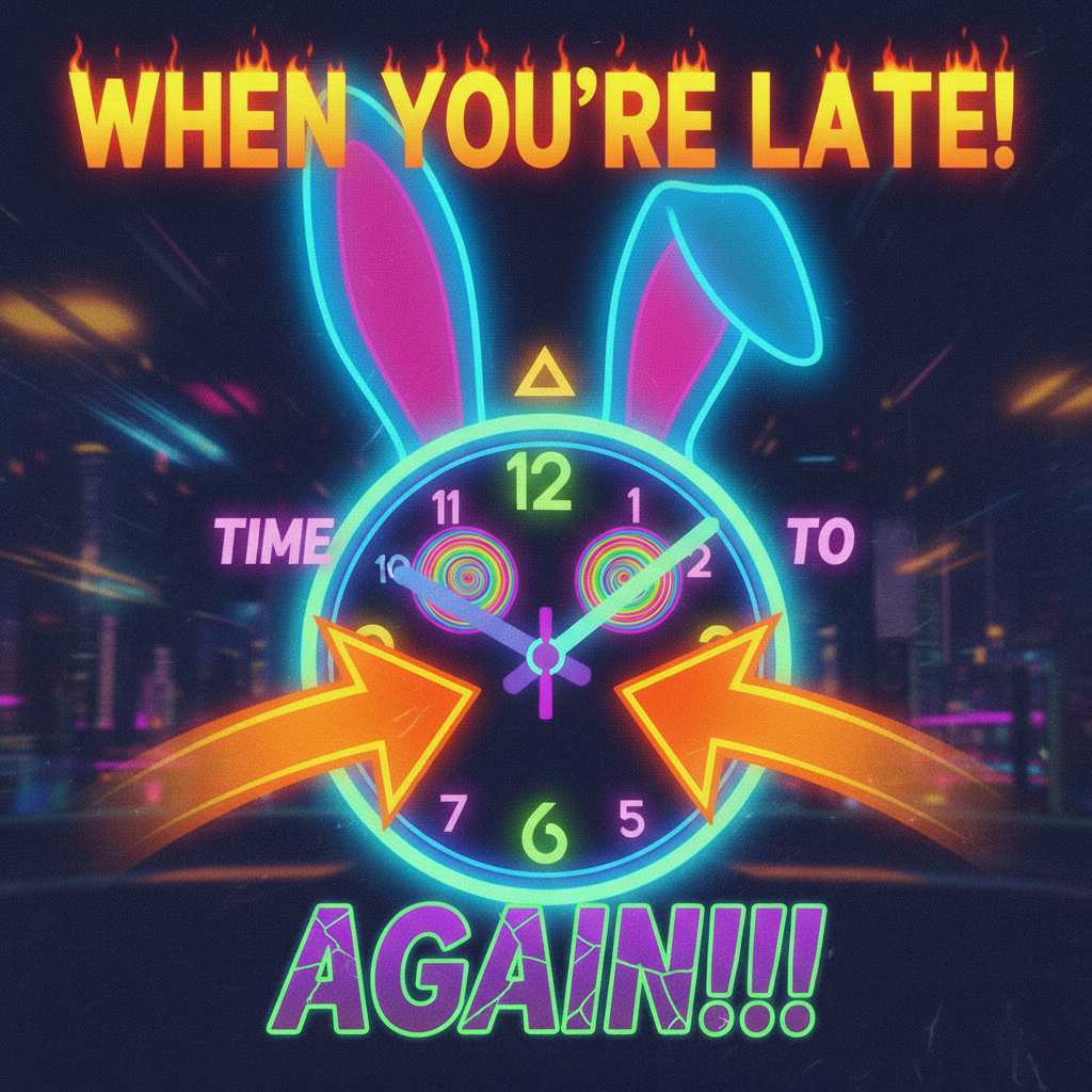 Generated Rabbit Clock meme