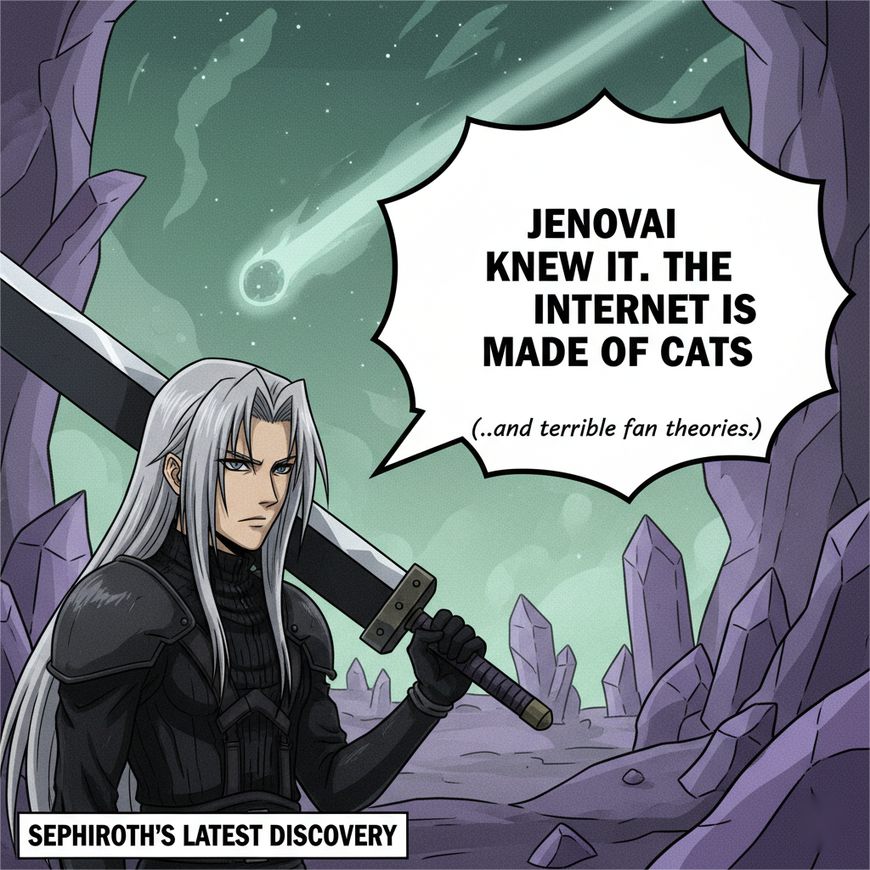Sephiroth Speech Bubble Meme